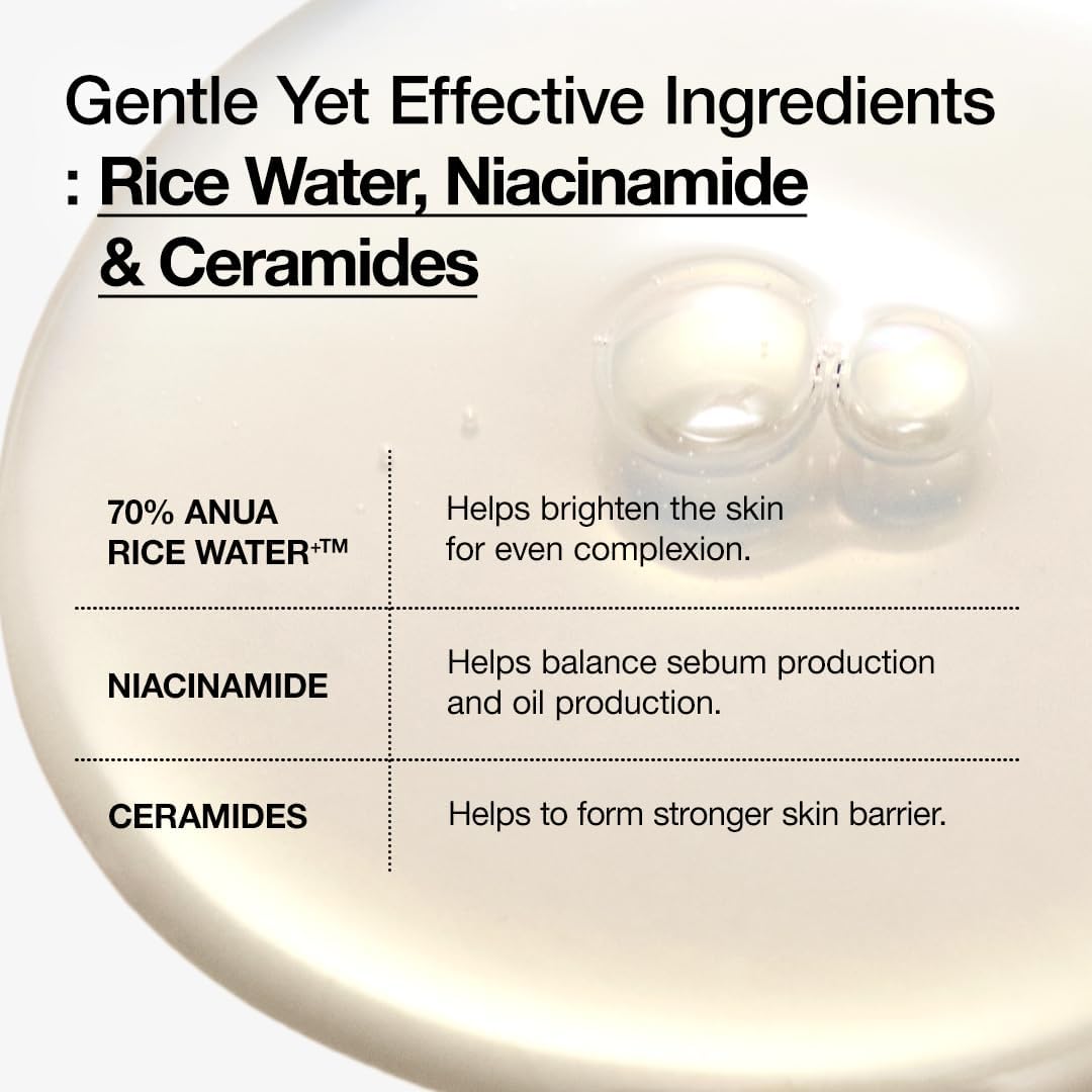 Anua | Rice 70 Glow Milky Toner