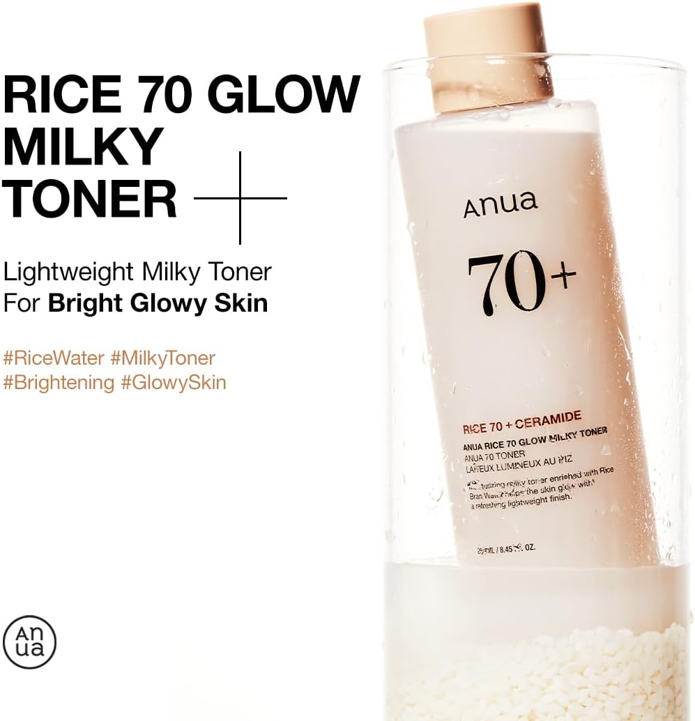 Anua | Rice 70 Glow Milky Toner