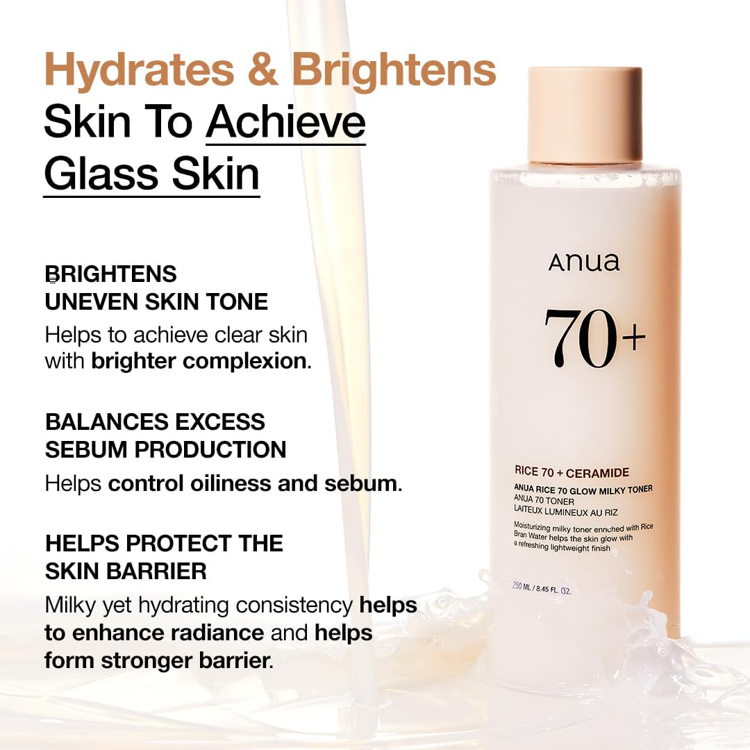 Anua | Rice 70 Glow Milky Toner