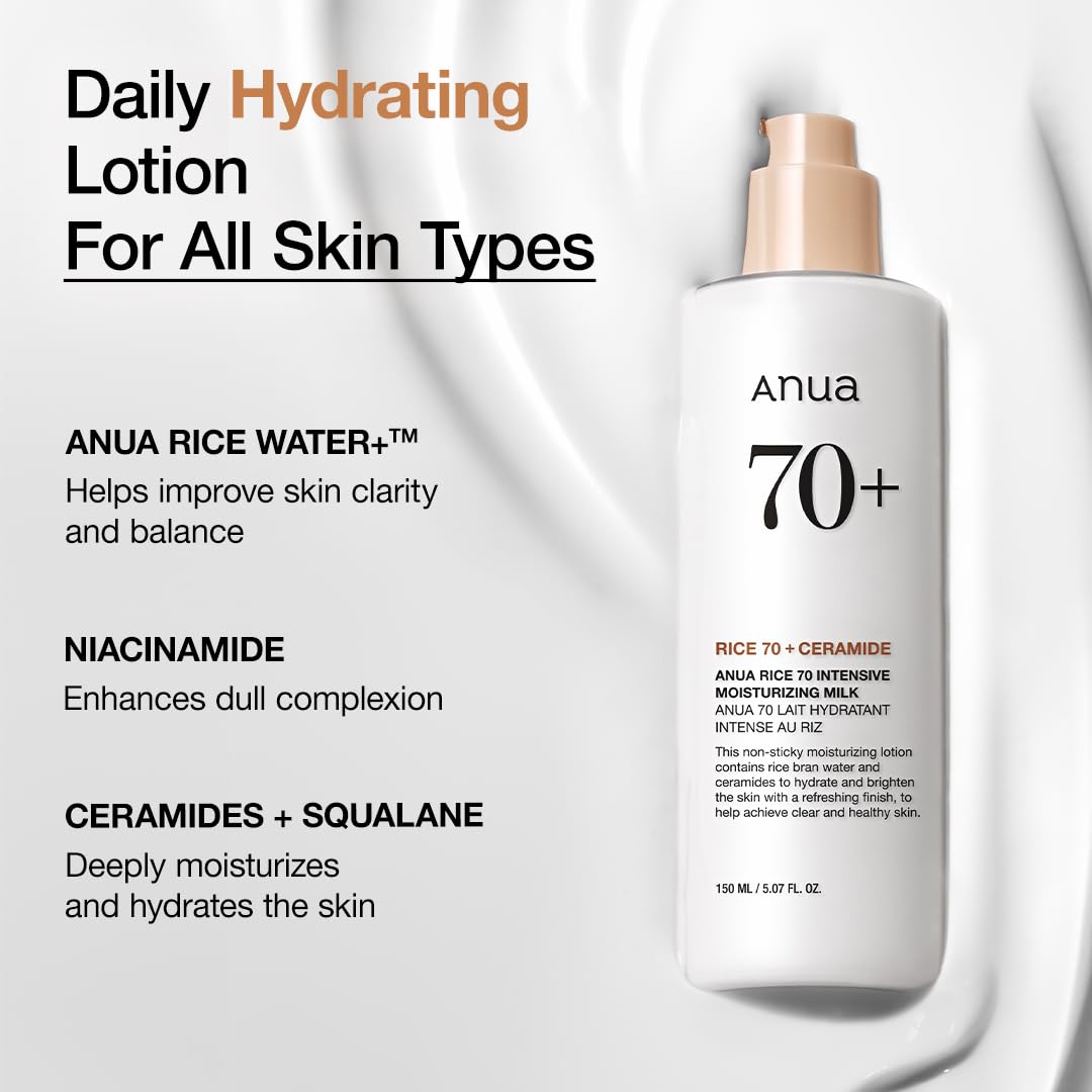 Anua | Rice 70 Intensive Moisturizing Milk