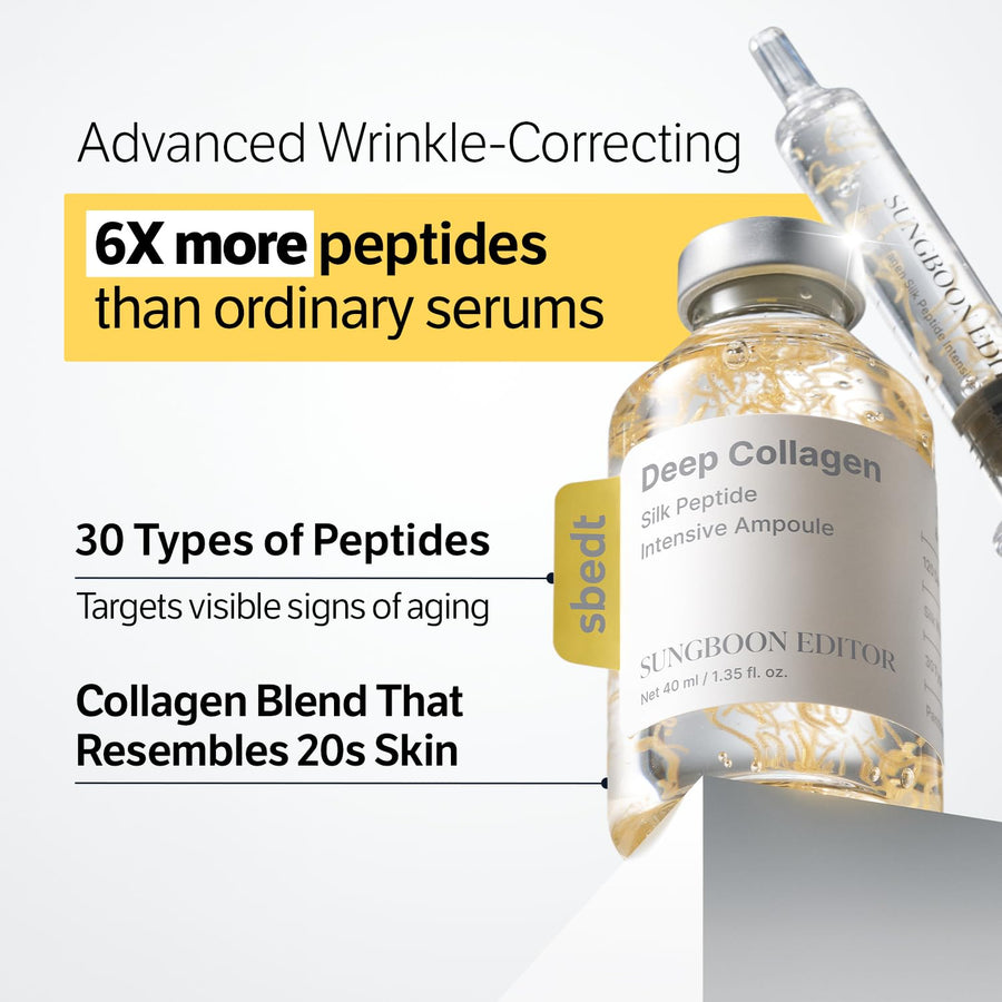 SUNGBOON EDITOR | Deep Collagen Silk Peptide Intensive Lifting Ampoule - skin28