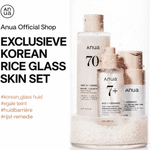 Anua Rice Trio Set : Rice Cleansing Powder & Milky Toner & Hydrating Serum - skin28