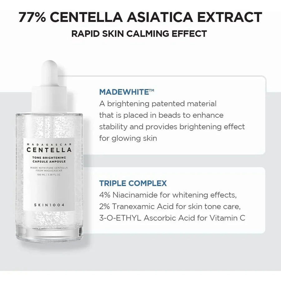 SKIN1004 | Madagascar Centella Tone Brightening Capsule Ampoule - skin28